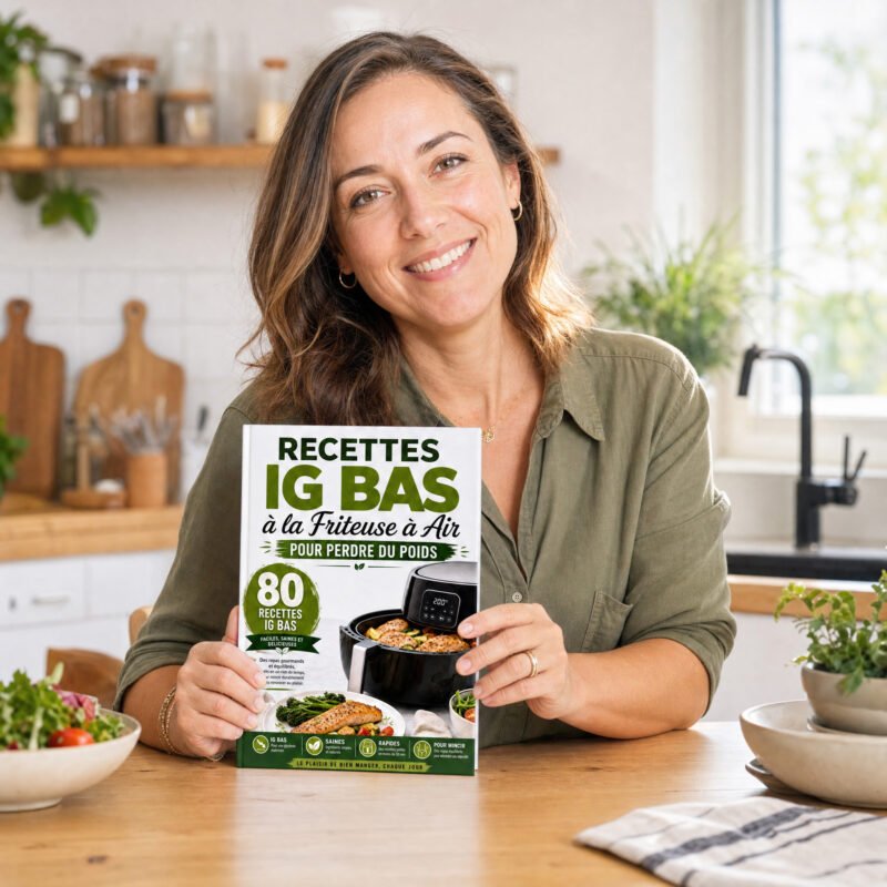 recettes IG bas, recettes air fryer, recettes friteuse à air, air fryer minceur, recettes minceur air fryer, recettes pour perdre du poids, recettes IG bas perte de poids, air fryer perte de poids, recettes saines air fryer, recettes légères air fryer, cuisine IG bas, régime IG bas, alimentation IG bas, recettes indice glycémique bas, recettes faibles en calories, recettes diététiques air fryer, recettes sans huile air fryer, repas minceur, recettes minceur faciles, livre recettes air fryer minceur